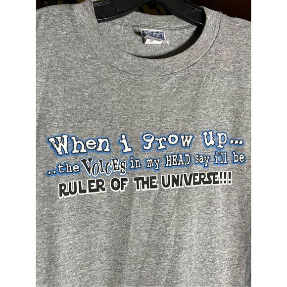 Vintage Y2K The Voices In My Head Funny Parody Tee - Picture 2 of 5